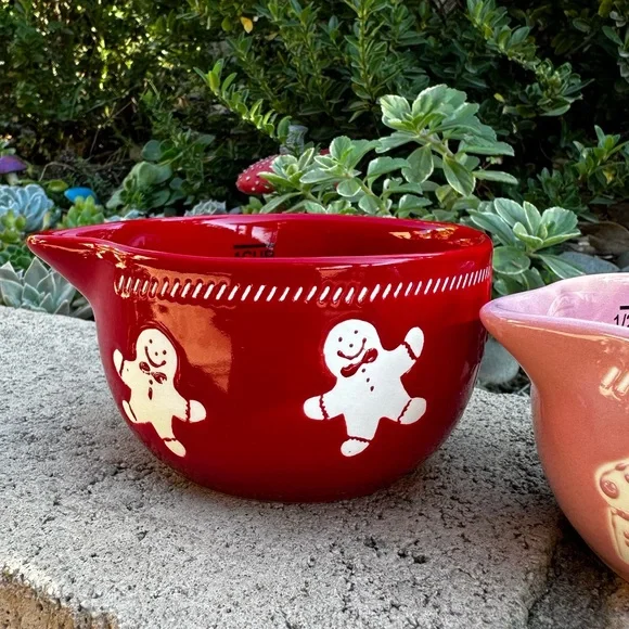 Tabletops unlimited ho ho ho Christmas measuring cups pinkmas pink pastel - Picture 11 of 11